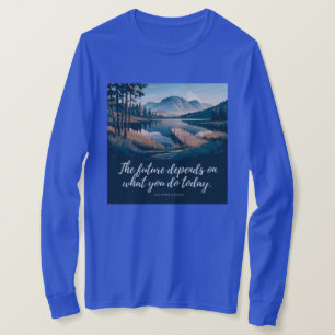 Gandhi Productivity Quote T-Shirt