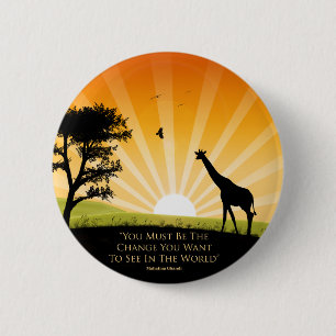 Gandhi Quote 2 Inch Round Button