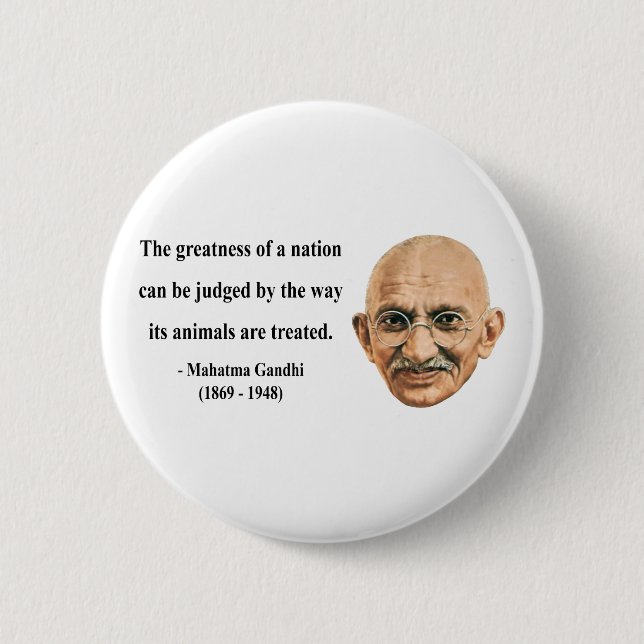 Gandhi Quote 2b 2 Inch Round Button (Front)