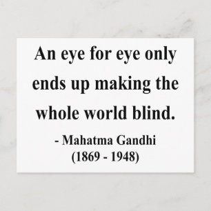Gandhi Quote 3a Postcard