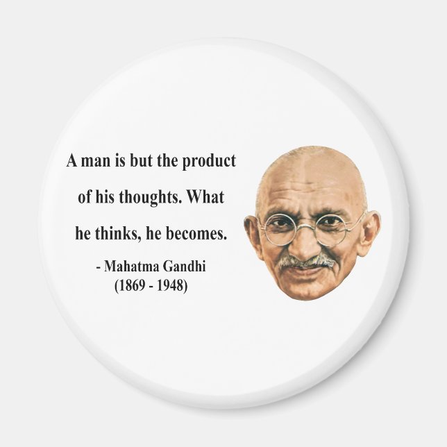 Gandhi Quote 8b Magnet (Front)