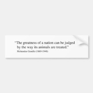 Gandhi Quote Bumper Sticker