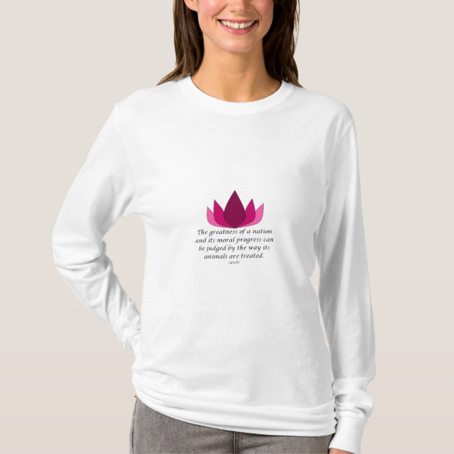 Gandhi Quote T-Shirt (Front)