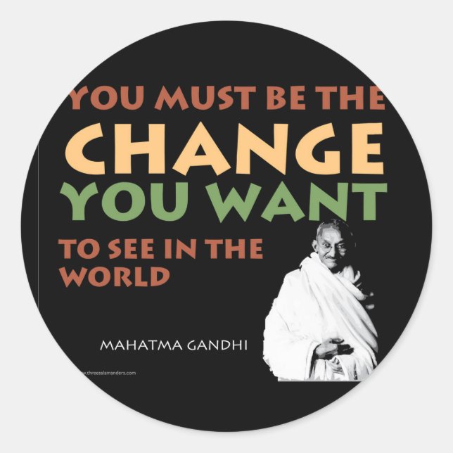 Gandhi Stickers (Front)