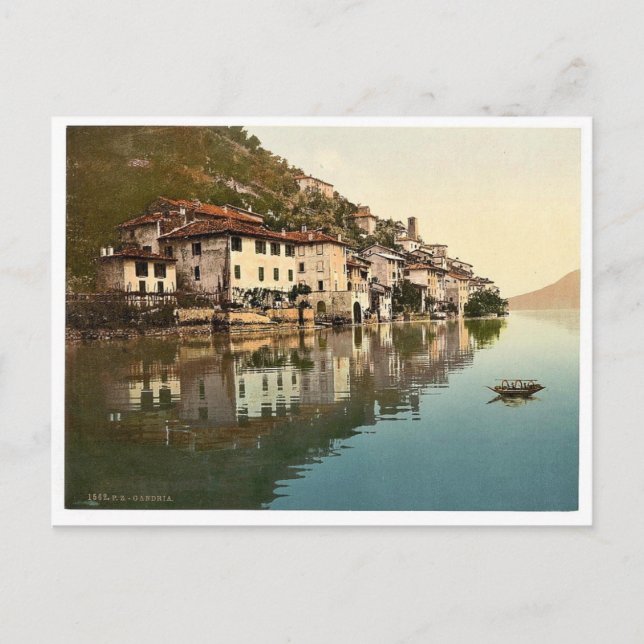 Gandria, general view, Tessin, Switzerland vintage Postcard (Front)