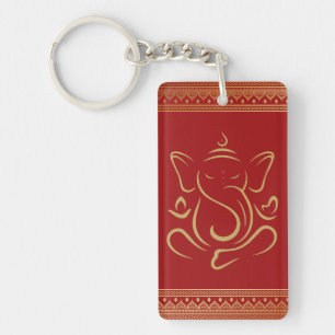Ganesh Acrylic Keychain