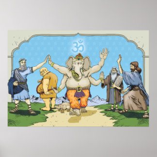 GANESH AND FRIENDS POSTER