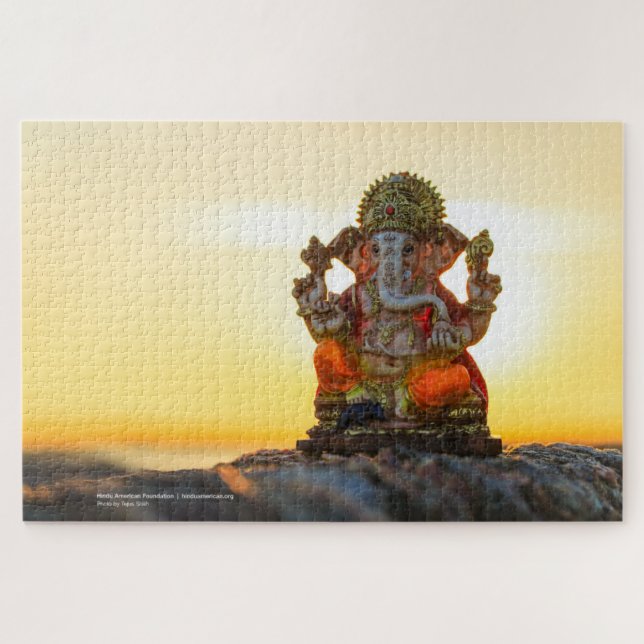Ganesh : briseur d'obstacles 20x30 puzzle (Horizontal)