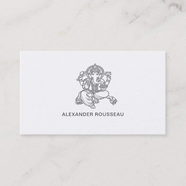 Ganesh Business Card (Front)