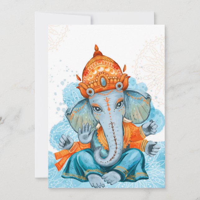 Ganesh Chaturthi Invitation (Front)