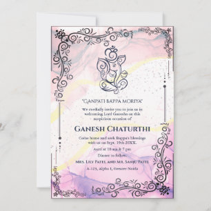 Ganesh Chaturthi Puja Invitation