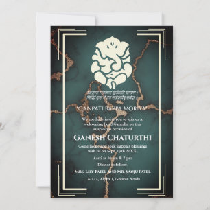 Ganesh Chaturthi Puja Invitation