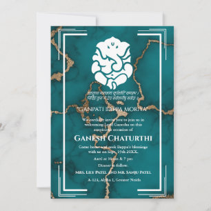 Ganesh Chaturthi Puja Invitation