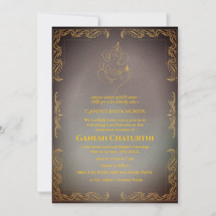 Ganesh Chaturthi Puja Invitation