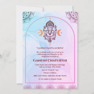 Ganesh Chaturthi Puja Invitation