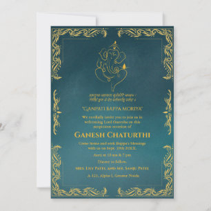 Ganesh Chaturthi Puja Invitation