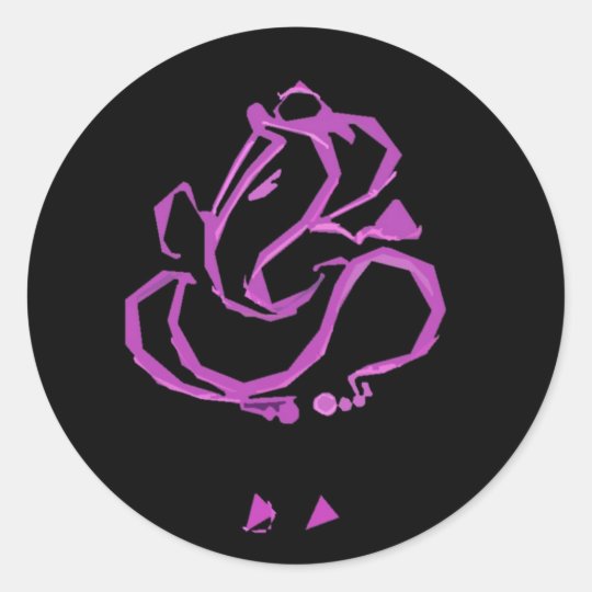 Ganesh Classic Round Sticker
