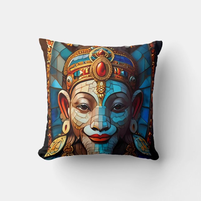 Ganesh Deity Idienne Dieu Coussin Jeu d'oreiller (Recto)