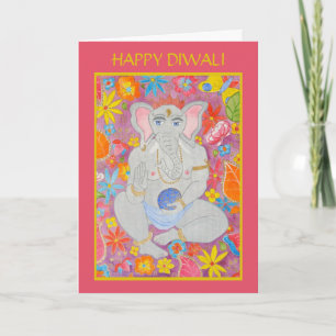 Ganesh Diwali Greeting Card