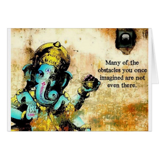 Ganesh Ganesha Hindu India Asian Elephant Deity (Front Horizontal)