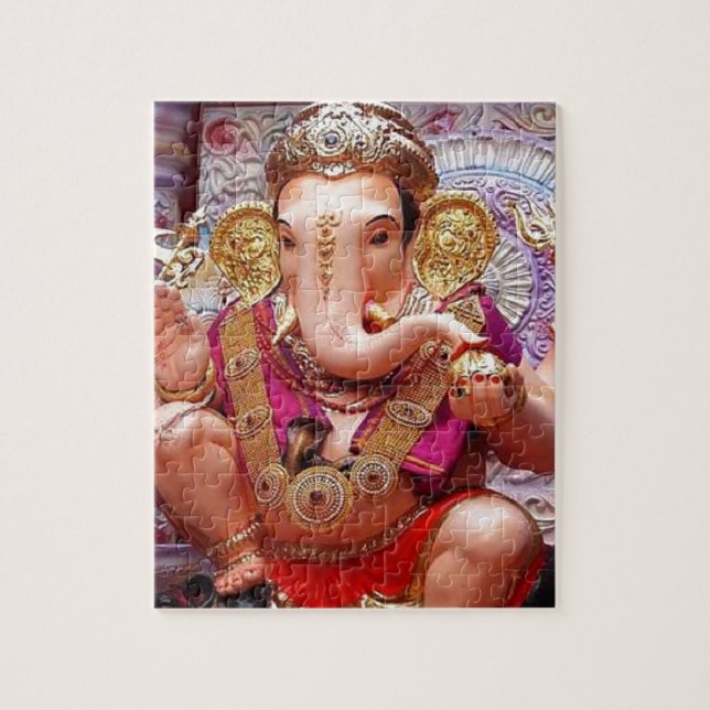 Ganesh Ganesha Hindu India Asian Elephant Deity Jigsaw Puzzle (Vertical)