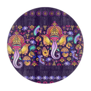 Ganesh Hindu God: Festive Seamless Cutting Board