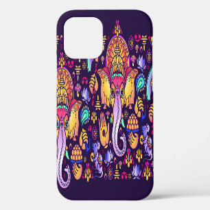 Ganesh Hindu God: Festive Seamless iPhone 12 Case