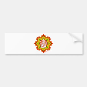 Ganesh in Lotus Bumper Sticker