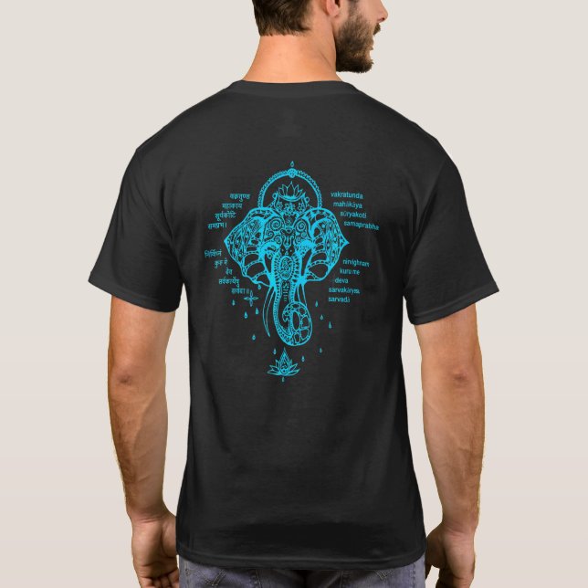 Ganesh Mantra T-Shirt (Back)