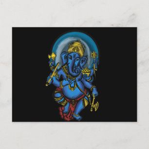 Ganesh Prosperity Postcard