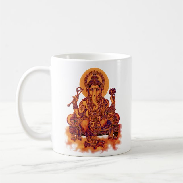 Ganesh - Remover of Obstacles Coffee Mug (Left)