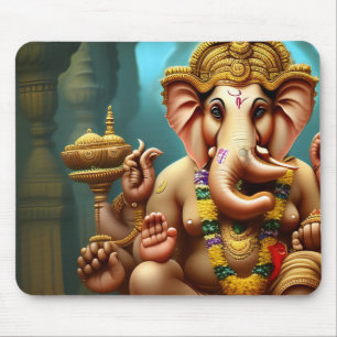 Ganesh Takes a Selfie Mouse Pad