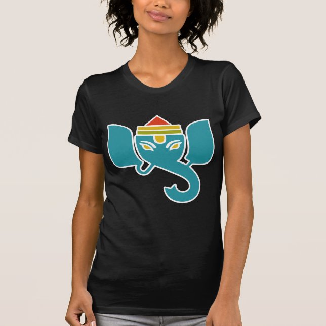 Ganesh with Modern Flair Tshirt (Front)