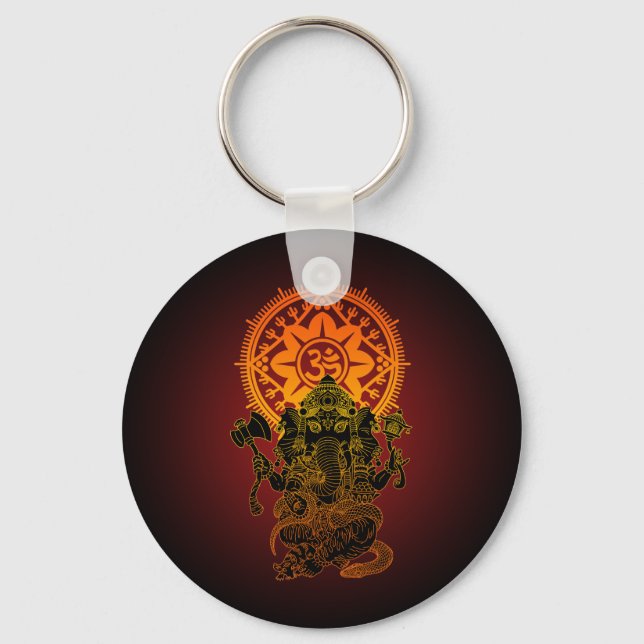 Ganesha 02 keychain (Front)