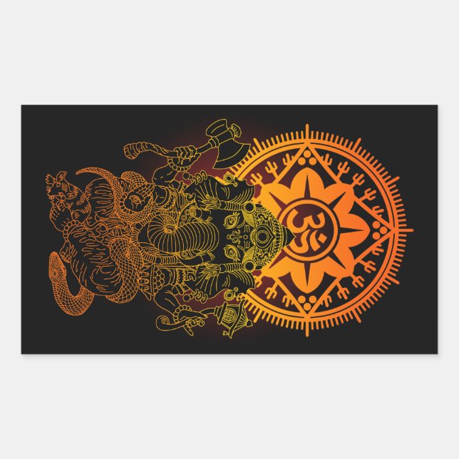Ganesha 02 sticker (Front)