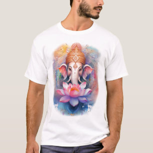 Ganesha and lotus T-Shirt
