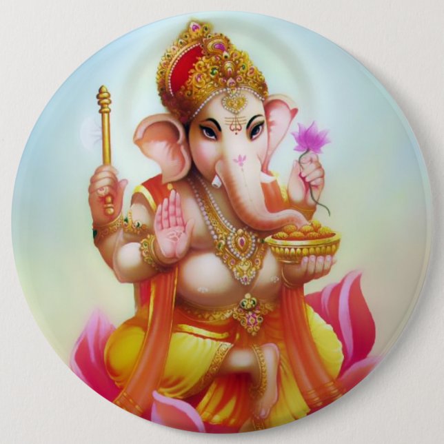 Ganesha Button - Version 10 (Front)