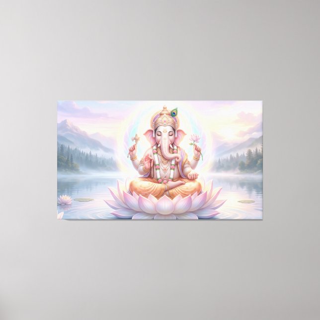 Ganesha Canvas Print (Front)