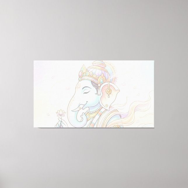 Ganesha Canvas Print (Front)