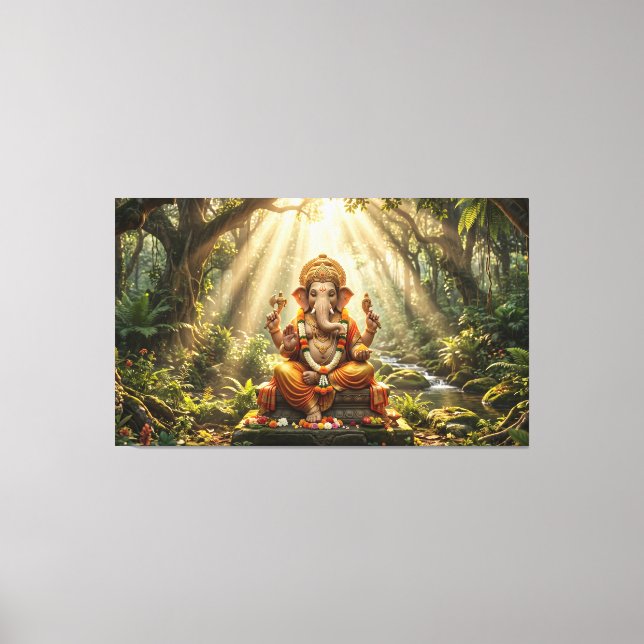 Ganesha Canvas Print (Front)