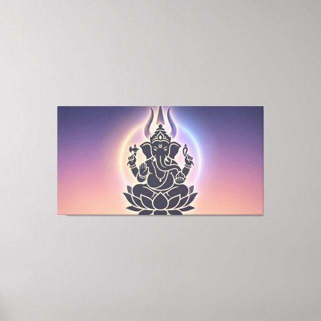 Ganesha Canvas Print (Front)