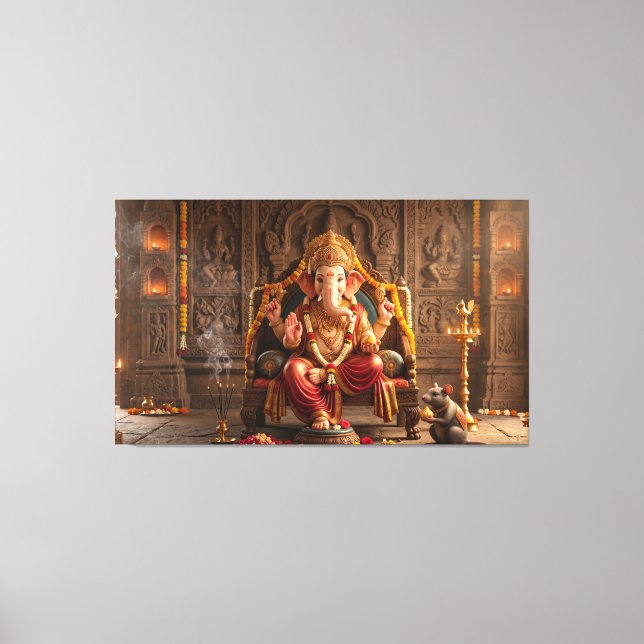 Ganesha Canvas Print (Front)