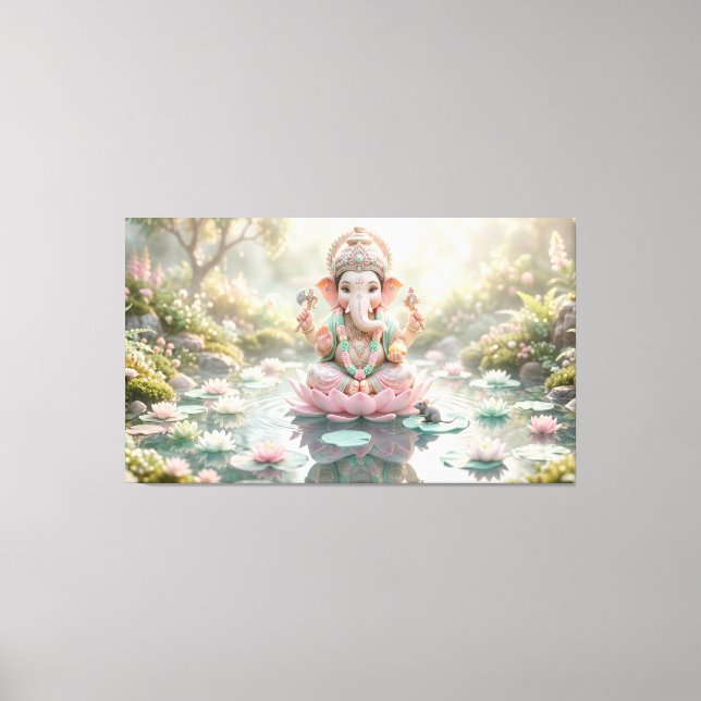 Ganesha Canvas Print (Front)