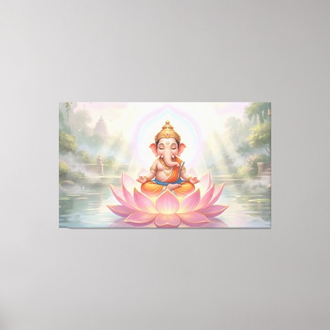Ganesha Canvas Print (Front)