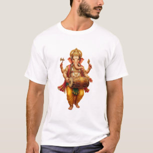 Ganesha dancing while playing the madal T-Shirt