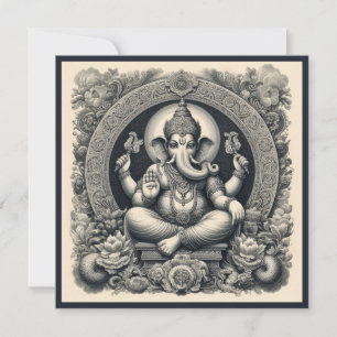 Ganesha Deity Card