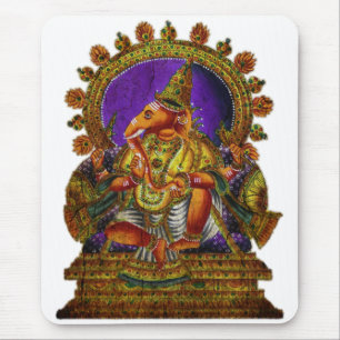 Ganesha Deva antique make your own background Mouse Pad