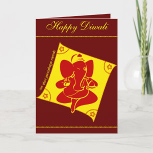 Ganesha Diwali Greetings Card
