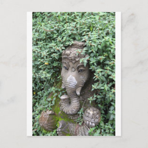 Ganesha elephant Hindu God of success Postcard