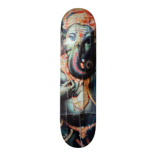 Ganesha elephant Hindu God of success Skateboard